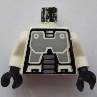 Lego tělo, bílá (973p63c02)